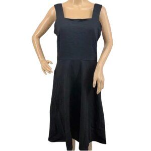 Tahari Women's Size 8 Sleeveless Fit Flare Black Dress NEW